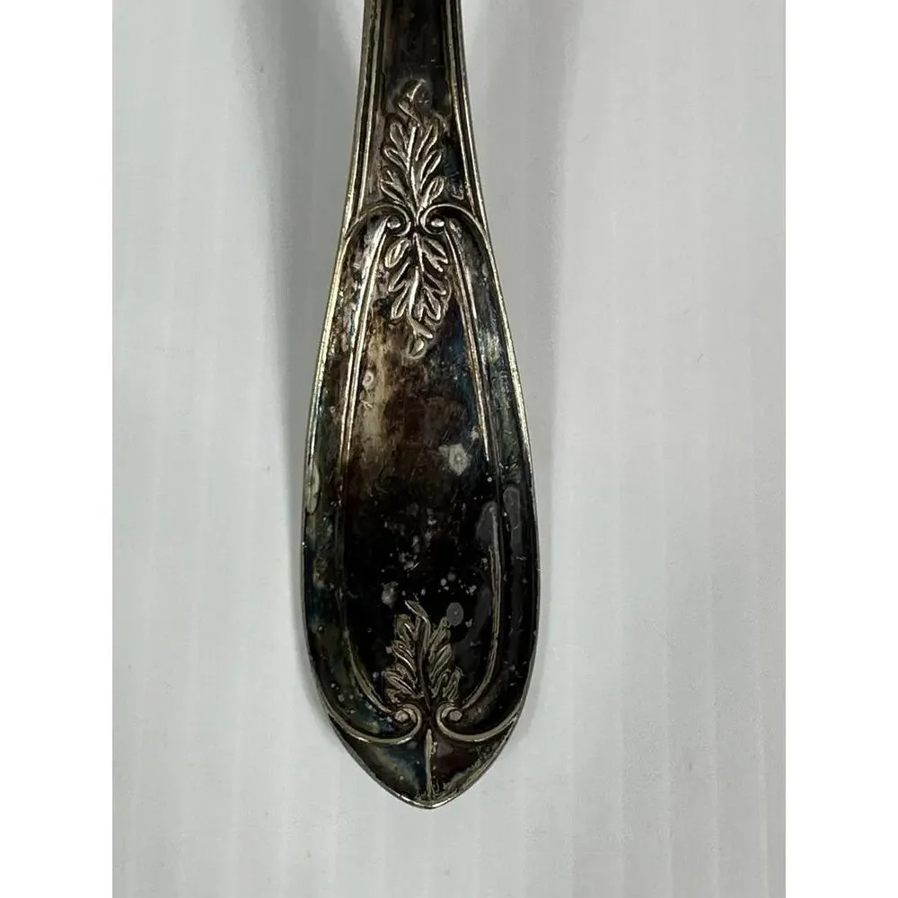 Vintage Rogers‎ Bros Triple Large Silver Plate Soup Spoon Ladle 11